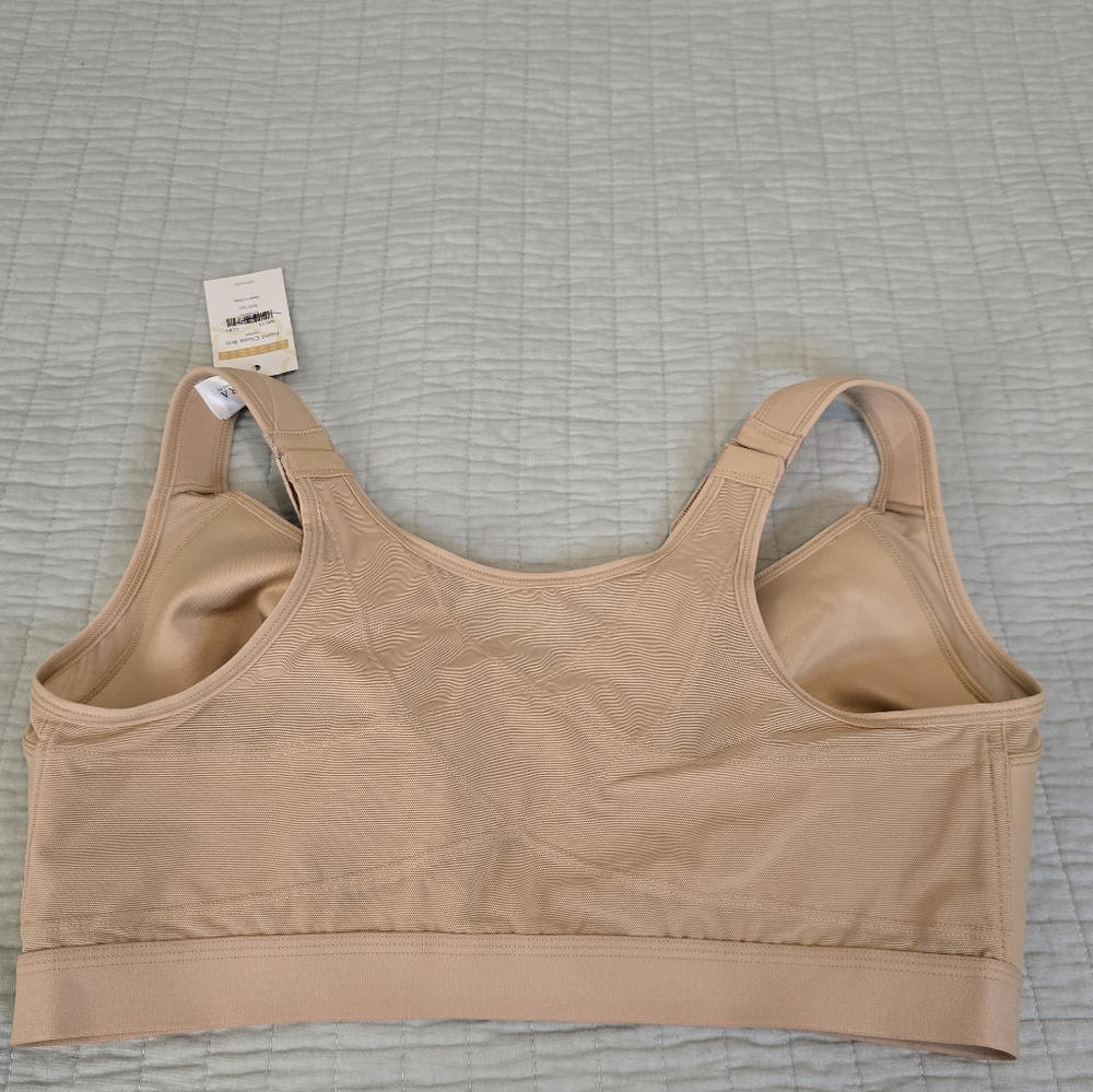 DELIMIRA Women's Front Closure Bra Full Coverage WF Back Support Posture 38E NWT - Picture 5 of 8